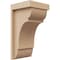 Ekena Millwork 5"W x 5"D x 10"H Wide Bryant Rough Cedar Woodgrain TimberThane Corbel, Primed Tan CORUR05X05X10BRYRCPR - alternate 1